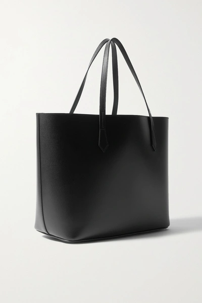 Shop Givenchy Wing Printed Leather Tote In Black