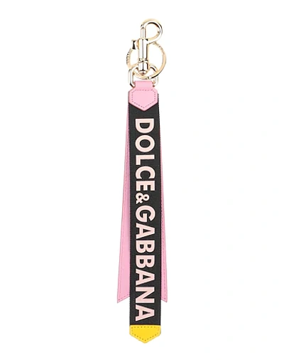 Shop Dolce & Gabbana Key Rings In Pink