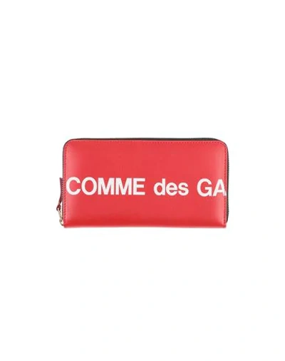Comme Des Garçons Wallets In Red