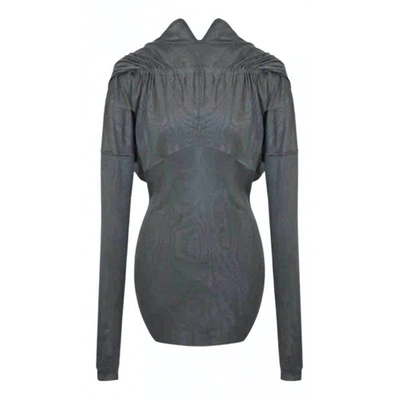Pre-owned Alaïa Grey Synthetic Top