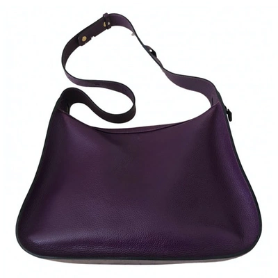 Delvaux Tempête MM - Purple Handle Bags, Handbags - DVX22694