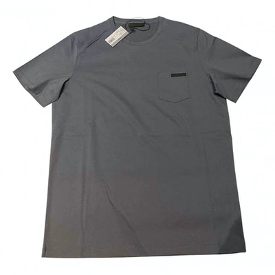 Pre-owned Prada Grey Cotton T-shirts
