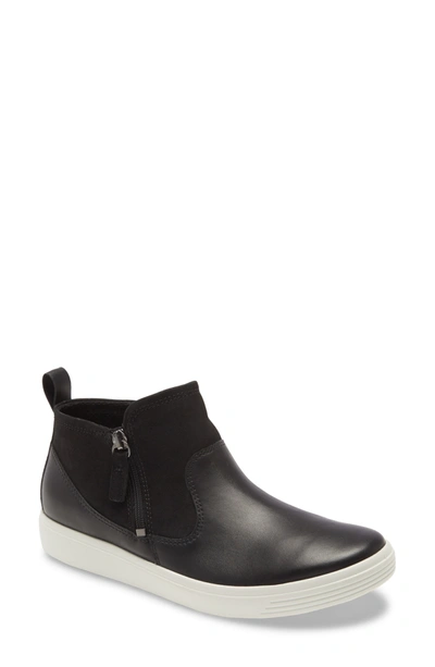 Shop Ecco Soft Classic Bootie In Black Leather