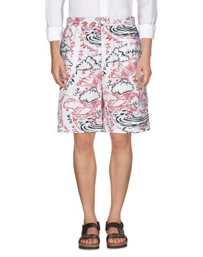 Stella Mccartney Men Man Shorts & Bermuda Shorts White Size 36 Cotton In White