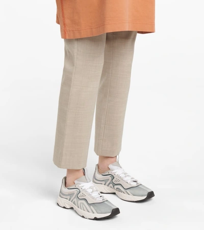 Shop Acne Studios Lace-up Sneakers In White