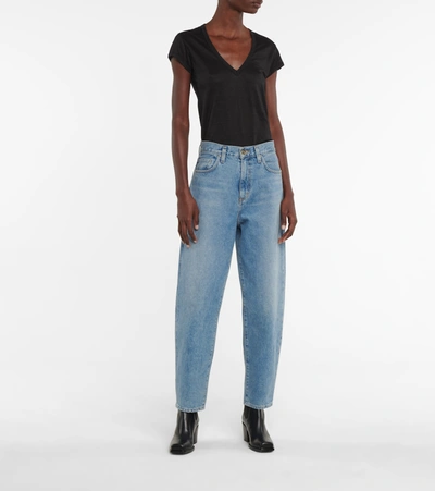 Tom Ford Stretch-linen T-shirt In Black