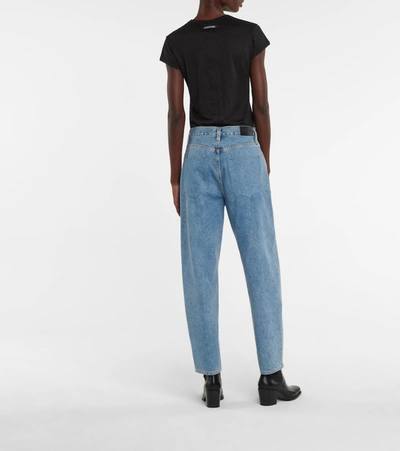 Tom Ford Stretch-linen T-shirt In Black