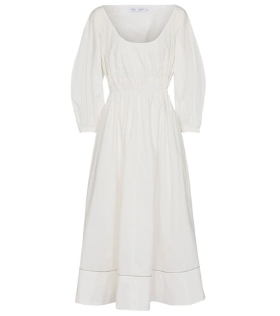 Shop Proenza Schouler White Label Cotton Poplin Midi Dress