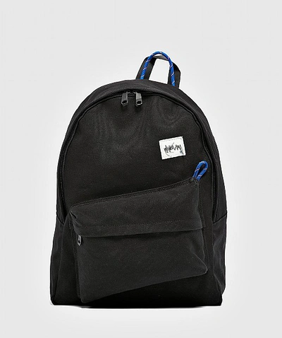 Shop Ader Error Front Pocket Backpack In Black