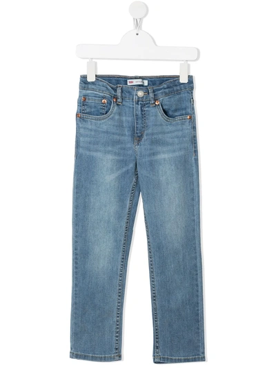 Shop Levi's Slim-cut Denim Jeans In Blue