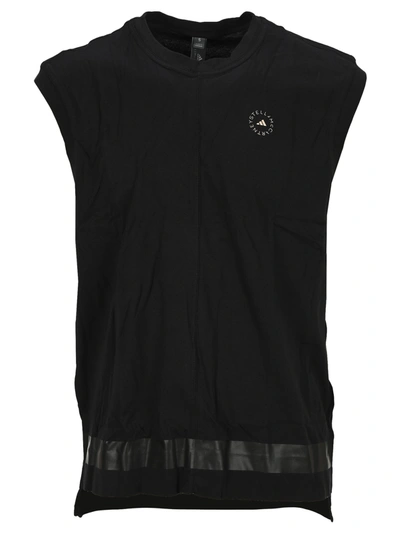 Shop Adidas By Stella Mccartney Cottontank Top In Black