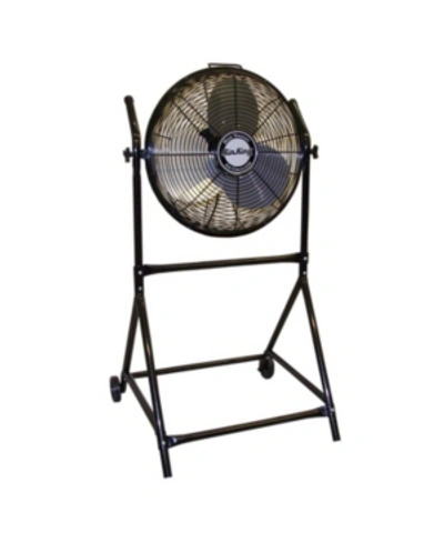 Shop Air King 3-speed Adjustable Height Floor Fan With Roll-about Stand In Multi
