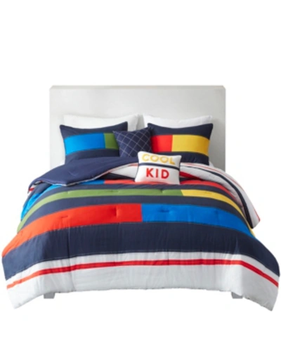 Shop Urban Habitat Kids Morris Stripe 4-pc. Comforter Set, Twin In Multi