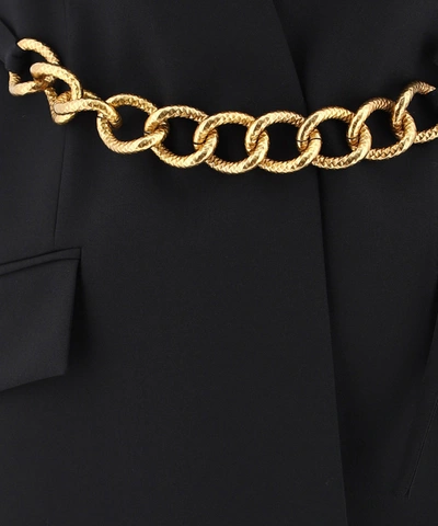 Shop Givenchy Chain Sleeveless Blazer In Black  