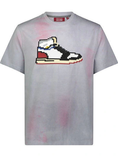 Shop Mostly Heard Rarely Seen 8-bit Sneaker Print T-shirt In Grey