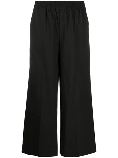 WIDE LEG CROPPED TROUSERS