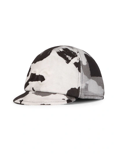 Shop Dolce & Gabbana Camouflage-print Baseball Cap In Black