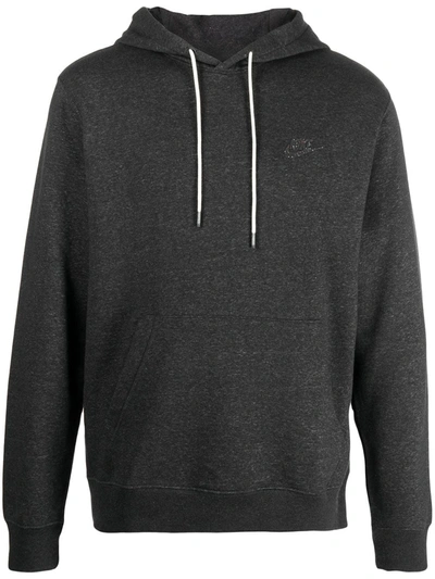 Shop Nike Sportswear Drawstring Hoodie In Grey