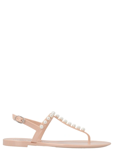 Shop Stuart Weitzman Goldie Jelly Shoes In Pink