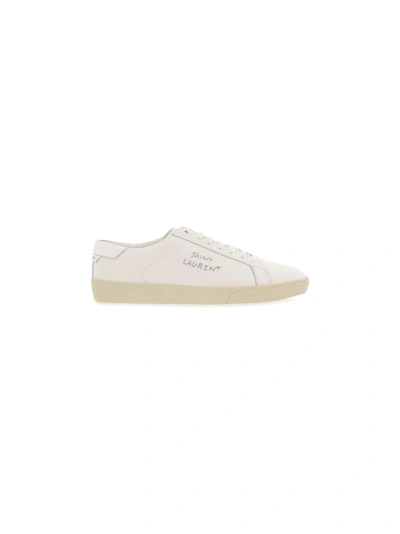 Shop Saint Laurent Sneakers In White