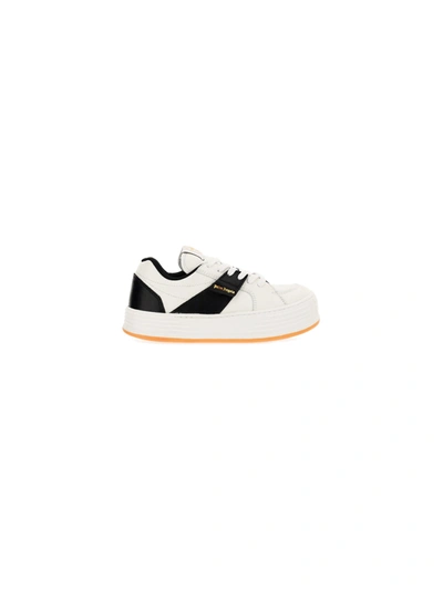Shop Palm Angels Sneakers In Off White