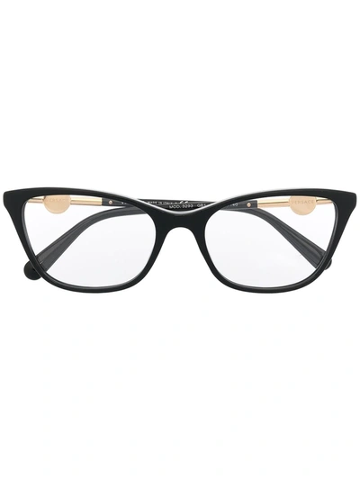 Shop Versace Medusa Cat-eye Frame Glasses In Black