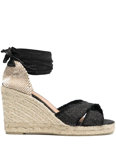 Shop Castaã±er Bluma Espadrilles In Black