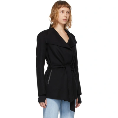 Shop Mackage Black Wool Azara Jacket