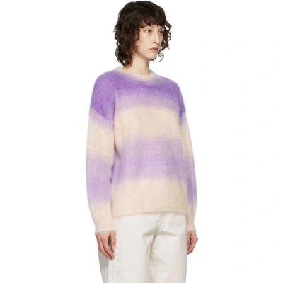 Shop Isabel Marant Étoile Purple Ombré Drussel Sweater In 86pe Purple