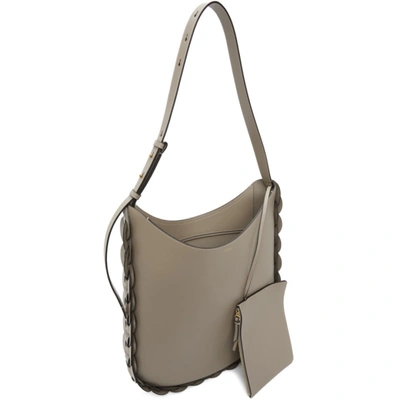 Shop Chloé Taupe Large Darryl Tote In 23w Motty G