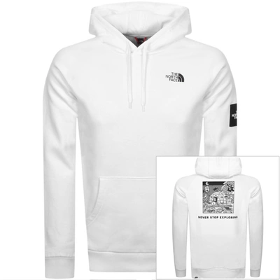 Shop The North Face Black Box Hoodie White