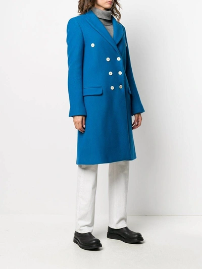 Shop Alysi Coats In Blu