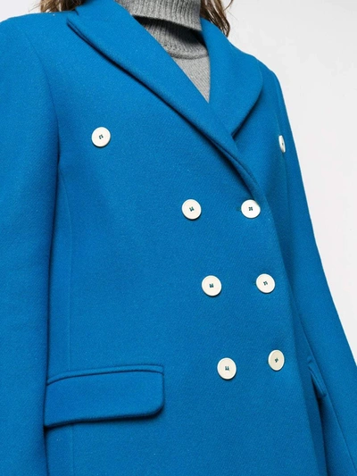 Shop Alysi Coats In Blu