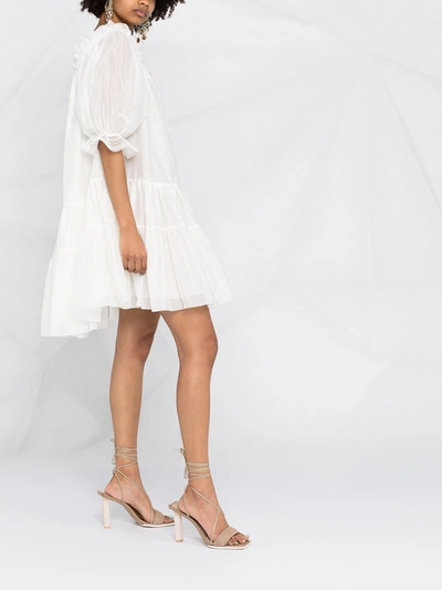 Shop Ermanno Scervino Dresses In Bianco