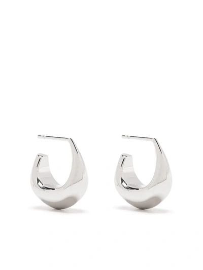 Lemaire Creole Huggie Hoops In Silver | ModeSens