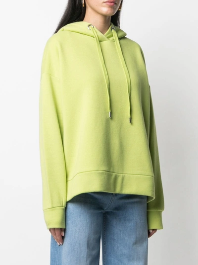 Shop Closed Cotton Hoodie In Green