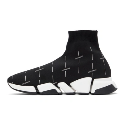 Balenciaga Logo-print Speed 2.0 Light Recycled Sneakers In 