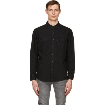 Levi's Black Barstow Western Shirt | ModeSens