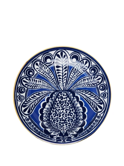 抽象印花陶瓷圆盘（六件装）
