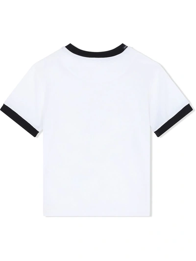 Shop Dolce & Gabbana Dg Crown Print T-shirt In White