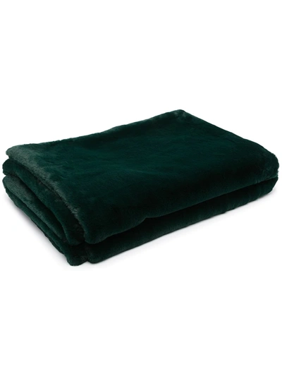 Shop Apparis Brady Faux-fur Blanket In Green