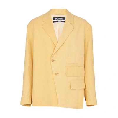 Shop Jacquemus Novi Jacket In Yellow