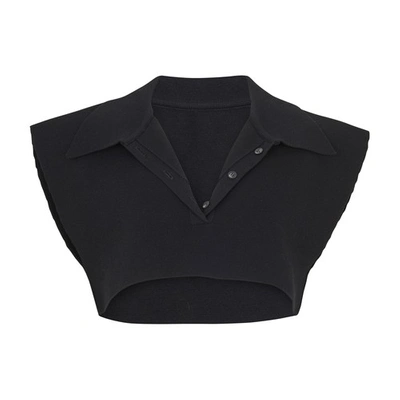 Shop Jacquemus The Santon Polo In Black