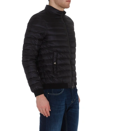 Shop Herno Padded Down Jacket In Black