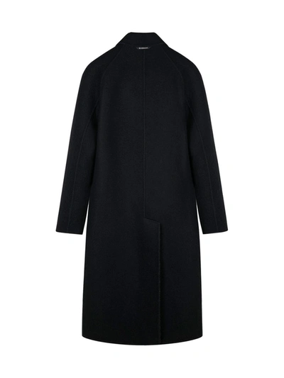 Shop Givenchy Chain Reversible Jacquard Coat In Black