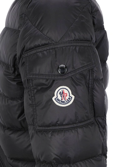 Shop Moncler Agay Zipped Padded Jacket In Black