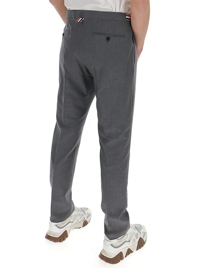 Shop Thom Browne Tailored Pants In Grey