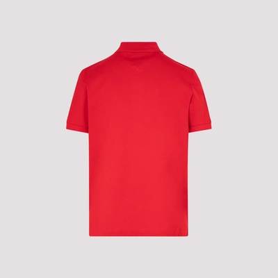 Shop Bottega Veneta Classic Polo Shirt In Red