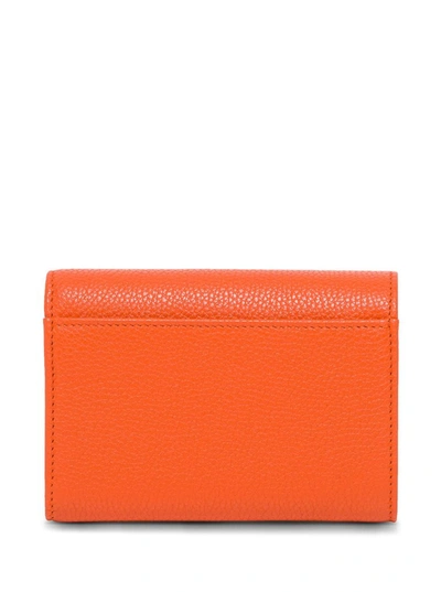 Shop Dolce & Gabbana Small Continental Wallet In Orange