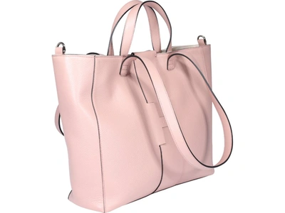Shop Hogan Large Shopping Bag In Pink
